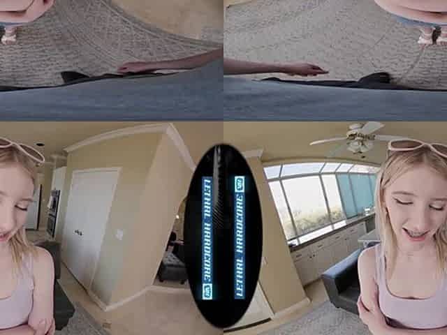 LETHAL HARDCORE VR - Cute Natural Breasty MELODY MARKS Bangs U After Flawless Date