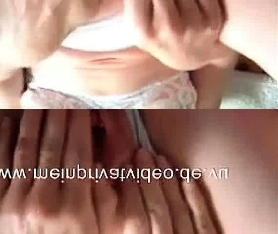 Blonde Rubs Her Pussy On Webcam During Massage