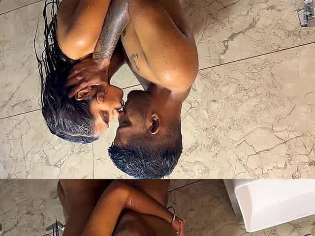 Sex with Boyfriend in Bathroom
