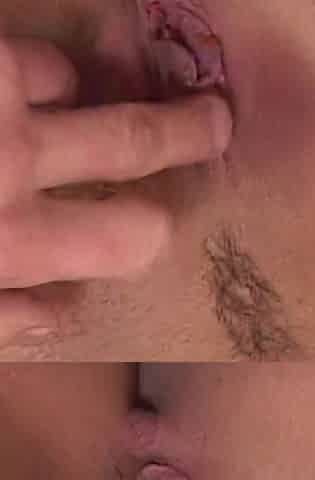 Skinny Brunette Alexa Sucks and Gets Fucked and Then Gets Showered with Cum