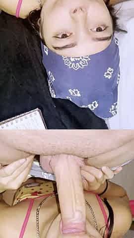 She doesn't mess around when it comes to perfect blowjob