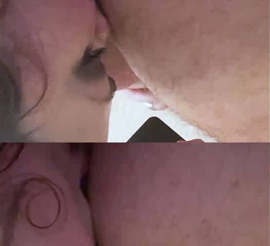 Proud Slut Filming Herself while Licking my Ass