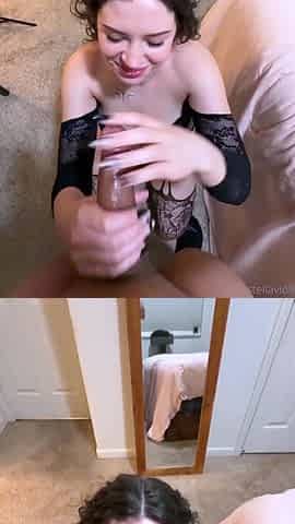 Stella Violet Gets Pounded In Her Sexy Fishnet