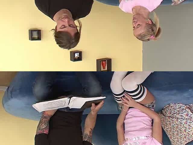 Sanna Oksana Hosts All Golden-haired Interracial Fuckfest