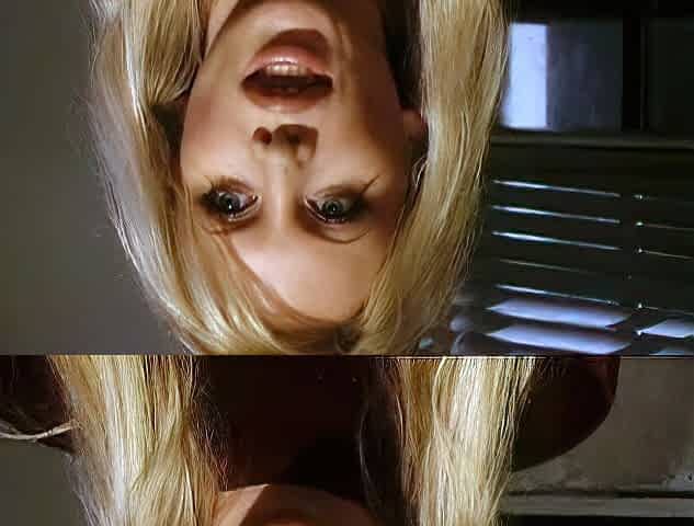 Blonde blowjob adoring skank facialized after hardcore fun