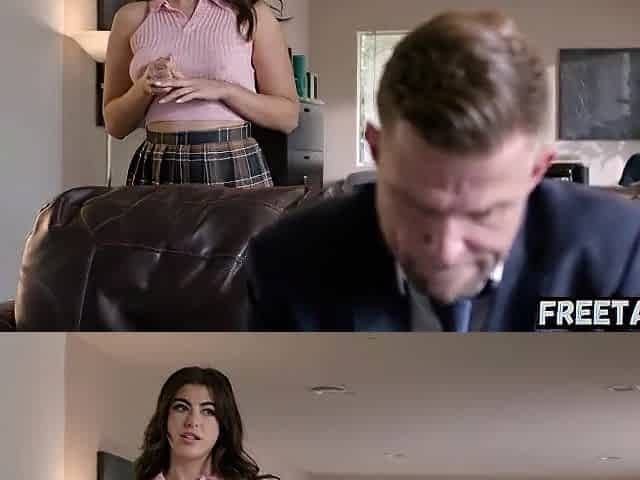 Large Melons Teen Cheerleader Cutie Ritchie Screws Large Schlong Principal In The Office