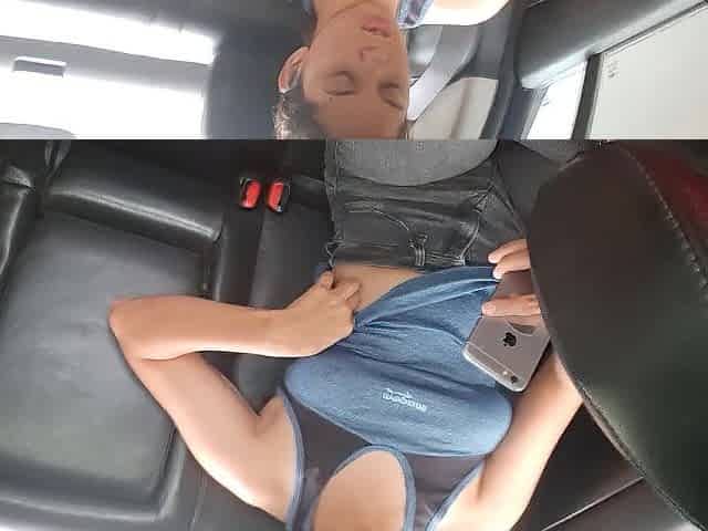 My girlfriend dares me to disrobe nude in public, in an uber.