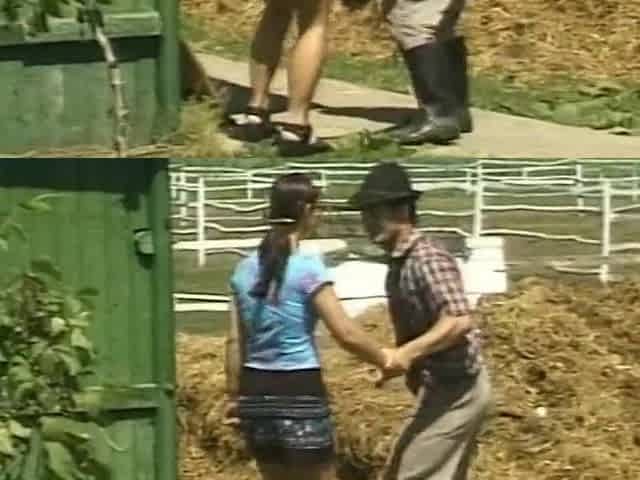 Youthful beauty screwed wildly on the family ranch