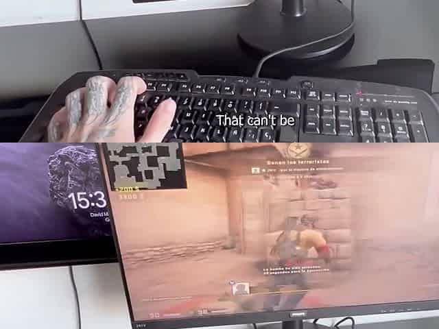 Short-haired roommate distracts the guy from gaming with her body