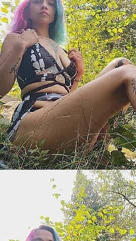 Outdoor Titty Tease