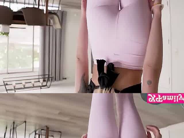 My Tiny Stepsister Teen 18+ Had A Camel Toe In Her Tight Yoga Pants - Haley Reed