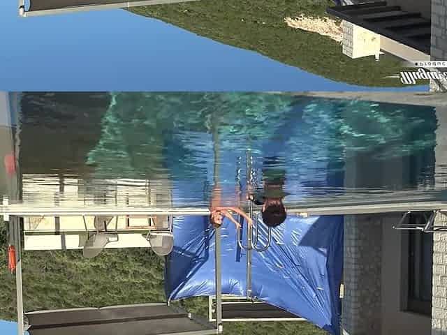 Natural, Aged Female (mother I'd like to fuck) Julia North Engages in Soft Play Underwater in a Swimming Pool.