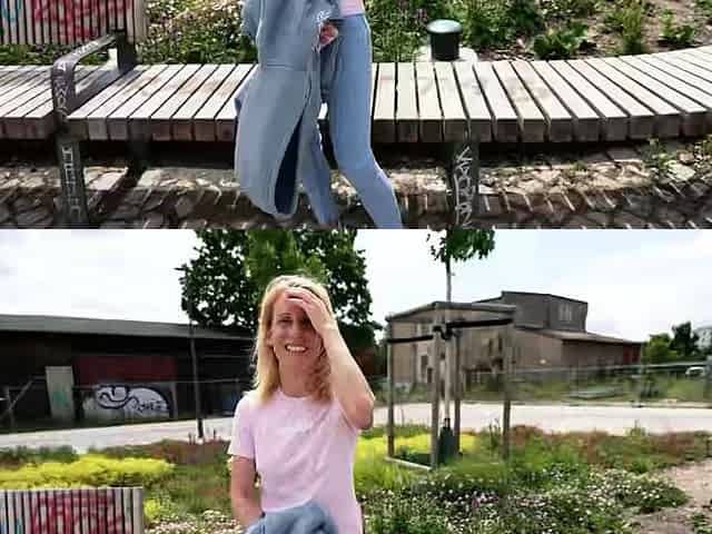 GERMAN SCOUT - Skinny Mature Melisa Rose Pick Up