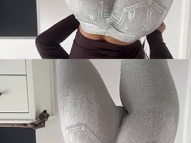 Ideal booty try on fresh leggings