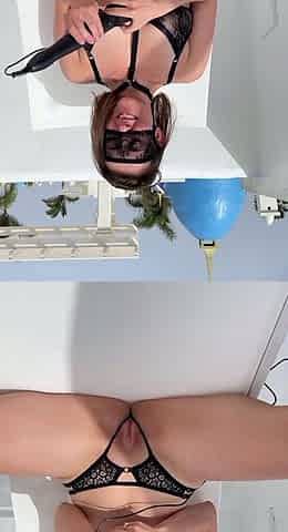 Stacked brunette goes solo toys and masturbation