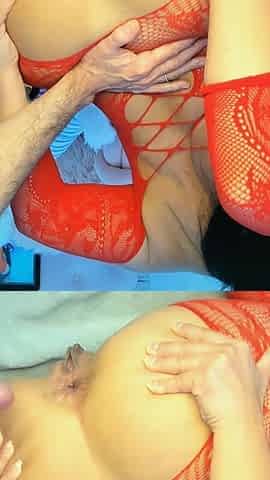 Little Devil Cum on the Ass / Diabinha Gozada No Cuzinho
