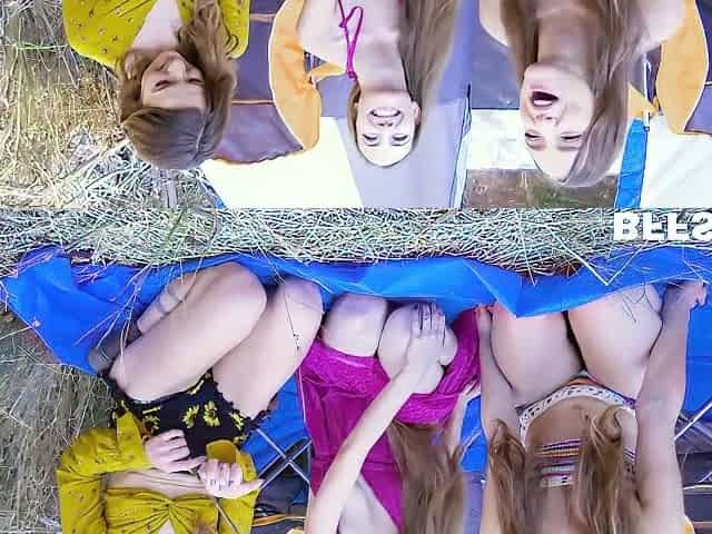 Three Pussy Teen 18+ Camping