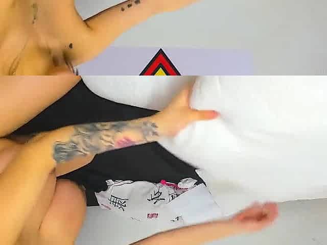 VENEZUELAN BREASTY GAL ASKS FOR CUM IN HER TWAT