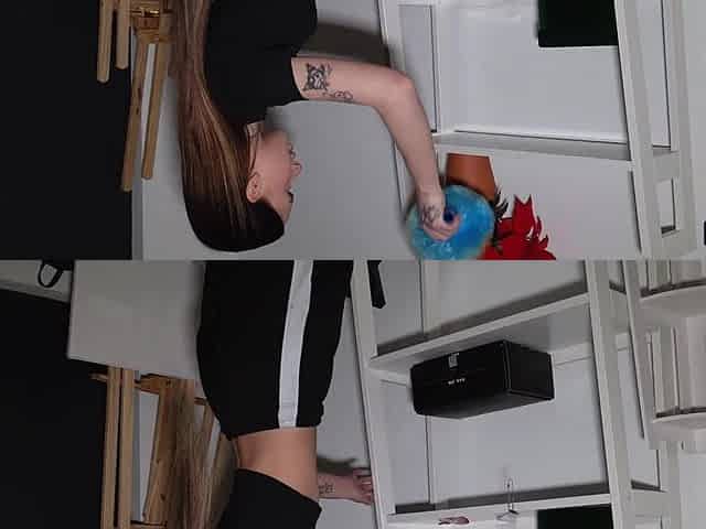 Bawdy Maid Got Banged Hard Whilst Cleaning the Table
