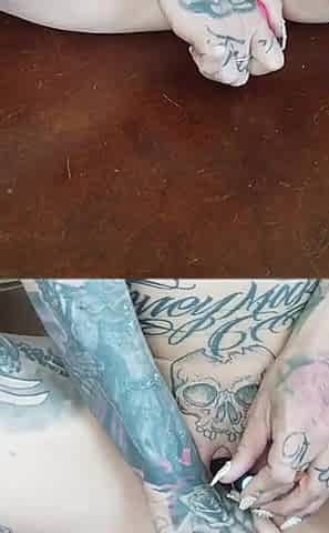 Riding a Dildo