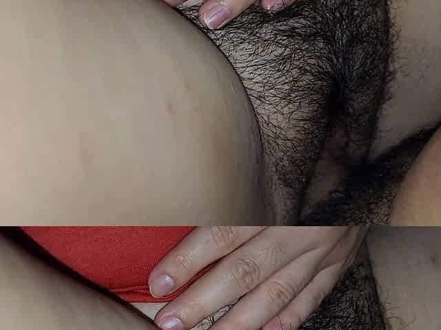 Very Hairy Pussy POV-i Ask My Step-sister-in-law for Pussy and Sh