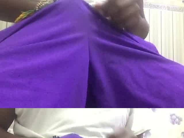 Ebony hunk masturbate