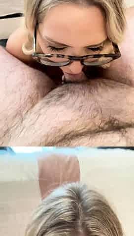 POV Handjob Blowjob cumshot compilation