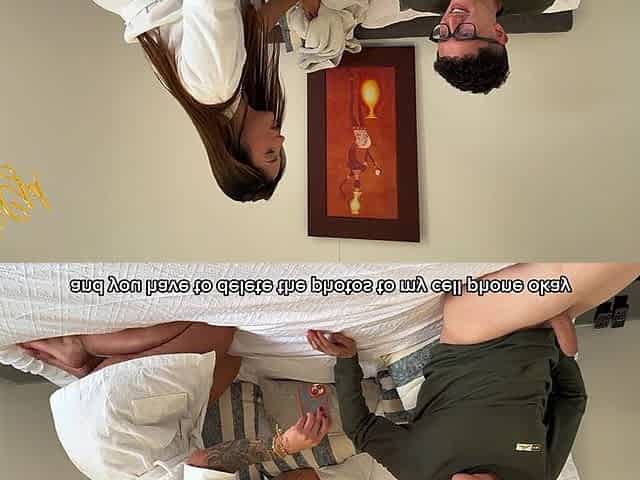 Stepmom Caught His Stepson Masturbating with a Video of Her and She Teach How It Feels in the Real Life