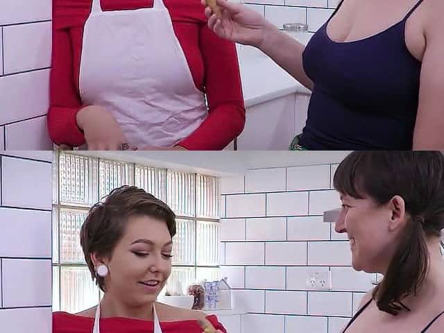 Hairy and shaved lesbian amateurs lick cunts