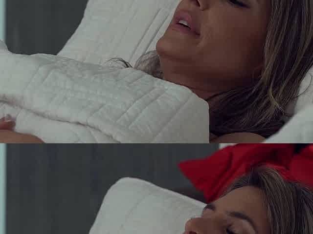 Knew sharing bed with busty stepmom would lead to sex