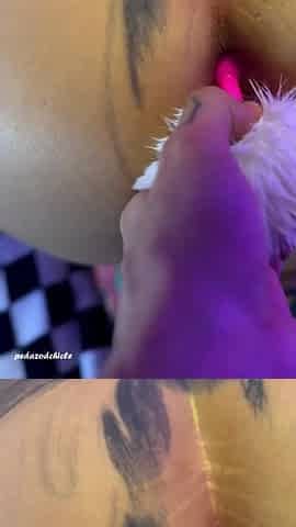 The coarse dude dominates the bunny and makes her smell his filthy dick
