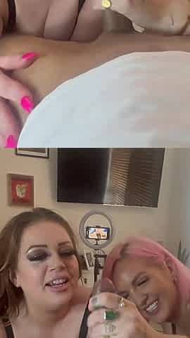 POV Blowjob for BBC with Hot Sexy Duo.