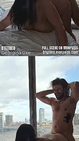 Georgina Gee Drilled in London Hotel Window for ALL to watch! - BIGGEST Boobs big beautiful woman