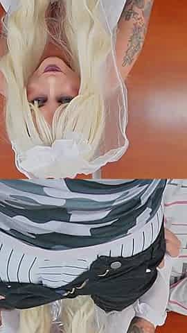 Halloween Girlfriend Possessed and Wakes up to Swallow All the Milk Jeniferplay