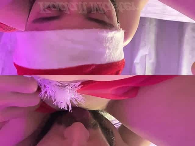 I Sucked Mama Claus' Pussy Until She Came and My Cock Came Sliding in