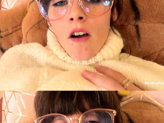 Mature brunette amateur giving a great POV blowjob
