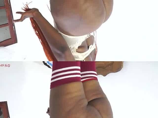 That babe's a thick and lewd ebony queen