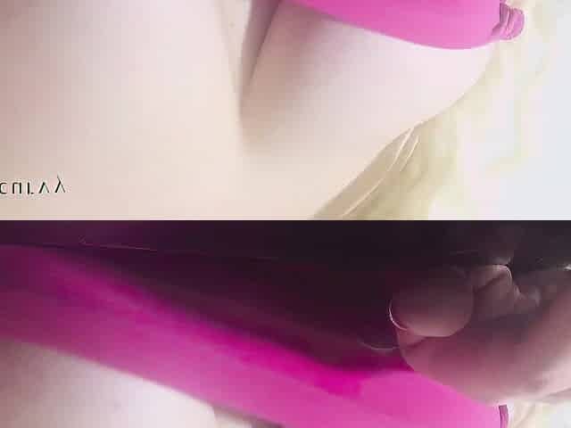 Titties out and typing ASMR