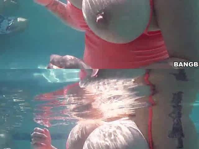 BANGBROS - Brandy Talore Drilled In The Pool!