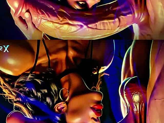 Big Boobs and Ass Ebony Goddesses - White Cock Worship Dark Asmr & Extreme Contrast (4k Ai Animated Porn)