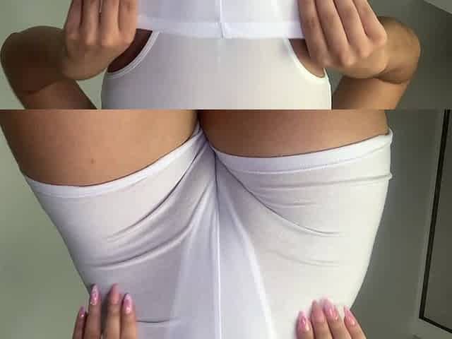 You Like My Cameltoe Watch Me Masturbate