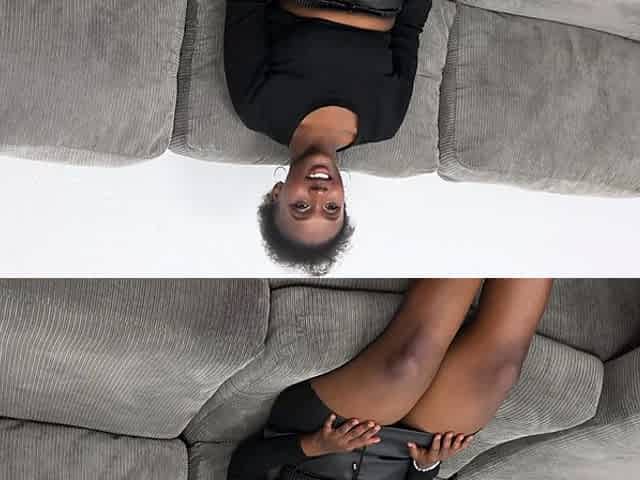 South African black teen on fake casting