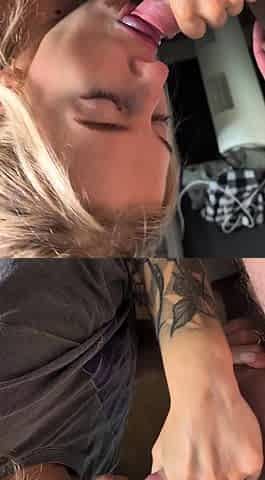 Teasing edged handjob blowjob cumshot compilation pov part 2