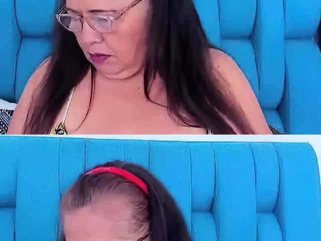 BBW big saggy natural tits webcam mature show