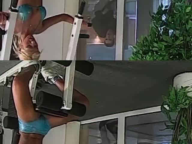 Hotel Employees Secretly Fuck In The Gym And Get Caught By The Manager With Alexa Weix