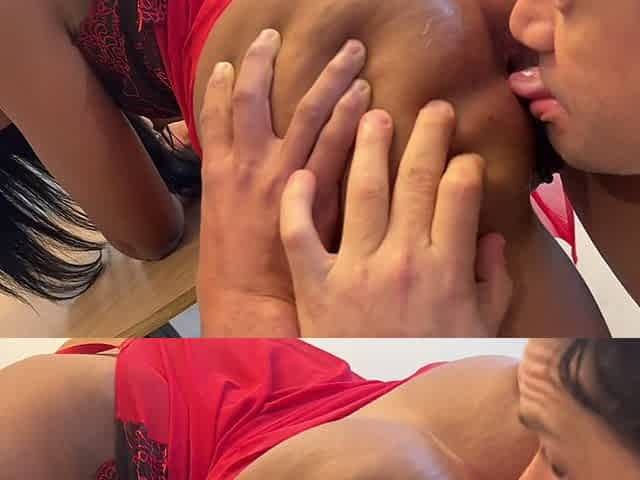 Beautiful Girl - and Very Naughty - Having Group Sex with 2 Men