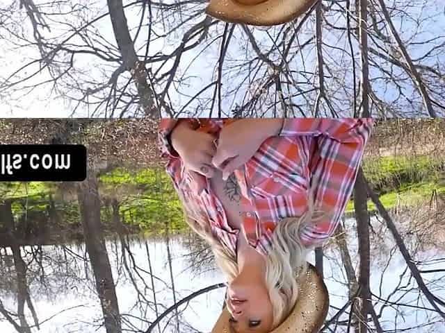Breasty blond mother I'd like to fuck gets destroyed in POV style