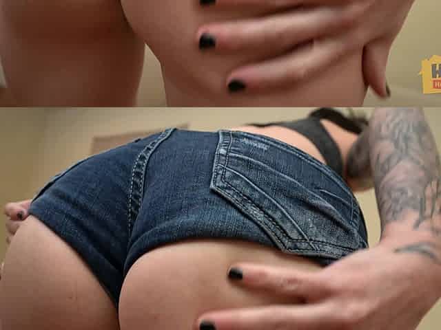 Ass Fetish Fun with Tattooed Roomie