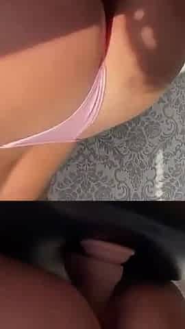 Blonde Babe Rides a Dildo While No One Is Home Amateur Solo