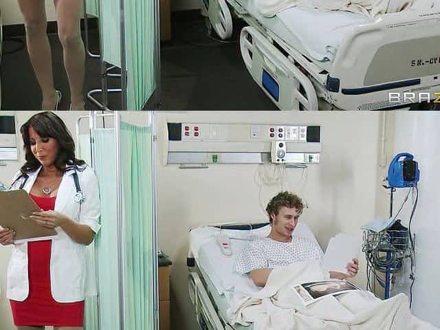 Busty mature secretary Lezley Zen loves to have sex with her patient